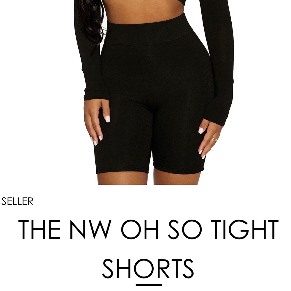 Naked wardrobe biker shorts